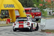 Rallye Český Krumlov: Přejímky, servis, shakedown